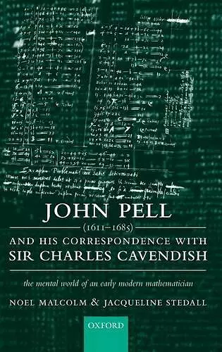 John Pell (1611-1685) and His Correspondence with Sir Charles Cavendish cover