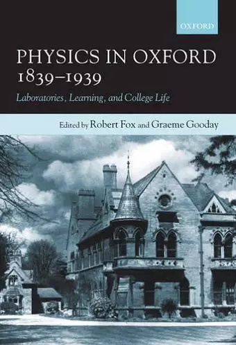 Physics in Oxford, 1839-1939 cover