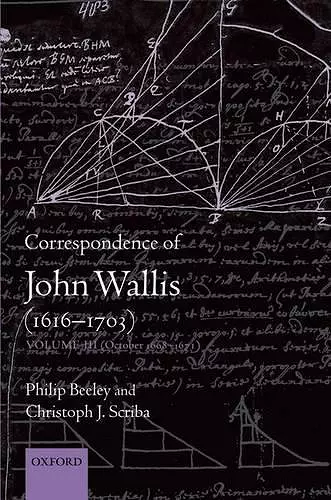 Correspondence of John Wallis (1616-1703) cover