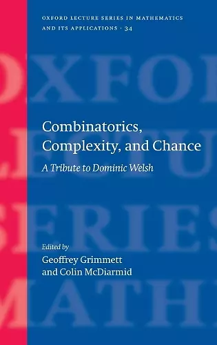 Combinatorics, Complexity, and Chance cover