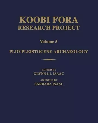 Koobi Fora Research Project: Volume 5 cover