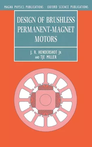 Design of Brushless Permanent-magnet Motors cover