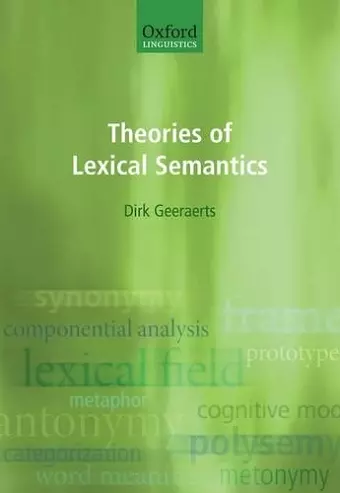 Theories of Lexical Semantics cover