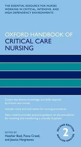 Oxford Handbook of Critical Care Nursing cover