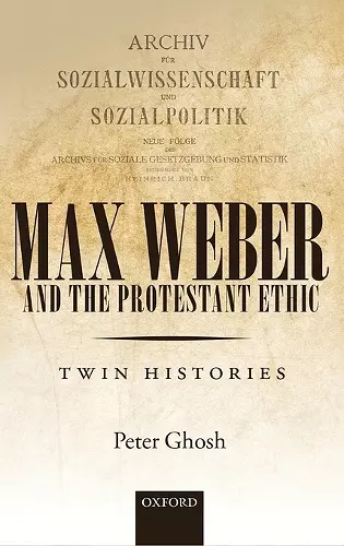 Max Weber and 'The Protestant Ethic' cover