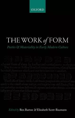 The Work of Form cover