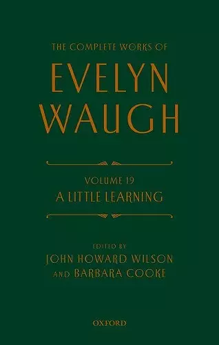 The Complete Works of Evelyn Waugh: A Little Learning cover