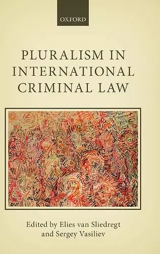 Pluralism in International Criminal Law cover