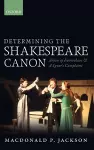 Determining the Shakespeare Canon cover