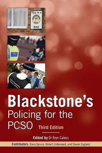 Blackstone's Policing for the PCSO cover