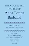 The Collected Works of Anna Letitia Barbauld: Volume 4 cover