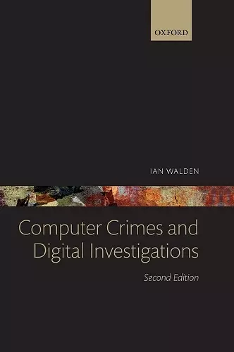 Computer Crimes and Digital Investigations cover