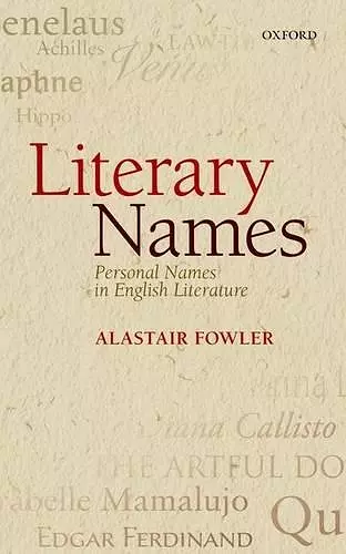 Literary Names cover