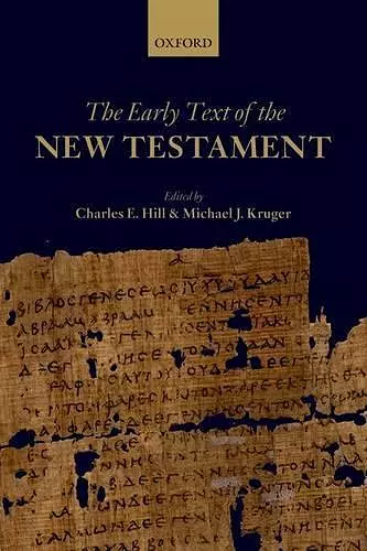 The Early Text of the New Testament cover