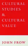 Cultural Studies and Cultural Value cover