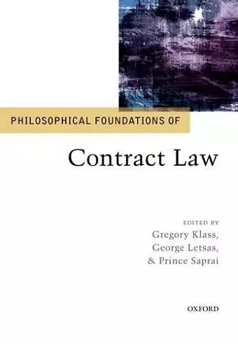 Philosophical Foundations of Contract Law cover