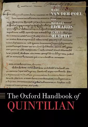 The Oxford Handbook of Quintilian cover