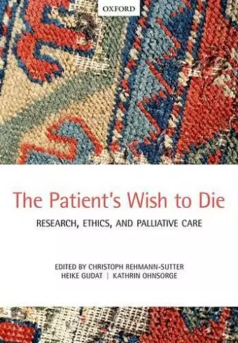 The Patient's Wish to Die cover