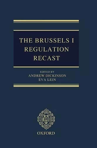 The Brussels I Regulation Recast cover