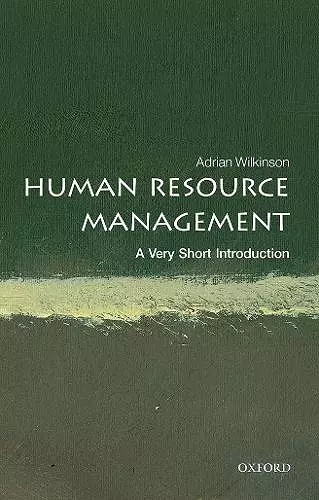 Human Resource Management: A Very Short Introduction cover