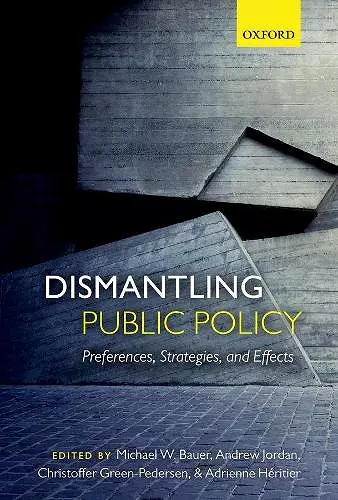 Dismantling Public Policy cover