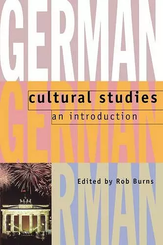 German Cultural Studies cover