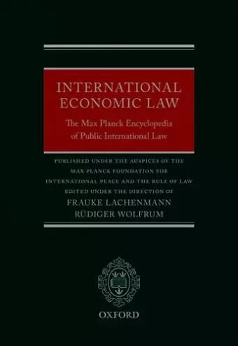 International Economic Law cover