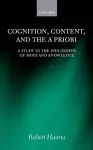 Cognition, Content, and the A Priori cover