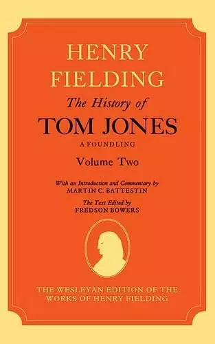 The History of Tom Jones A Foundling: Volume II cover