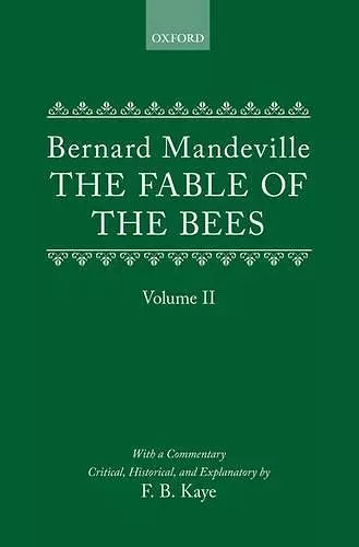 The Fable of the Bees: Or Private Vices, Publick Benefits cover