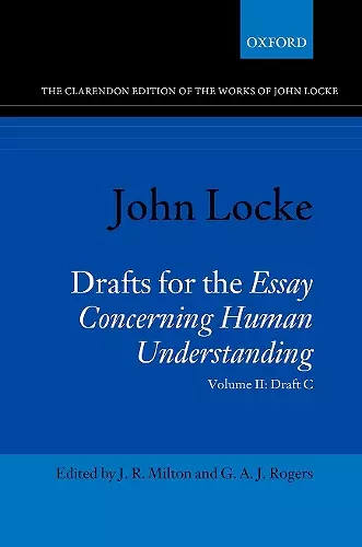 John Locke: Drafts for the Essay Concerning Human Understanding cover