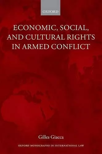 Economic, Social, and Cultural Rights in Armed Conflict cover