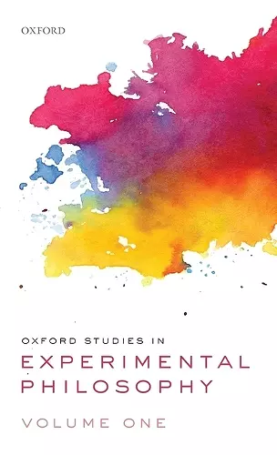 Oxford Studies in Experimental Philosophy, Volume 1 cover