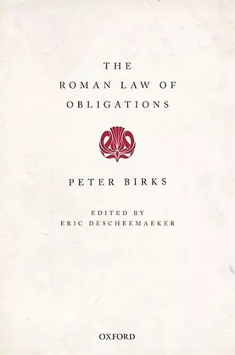 The Roman Law of Obligations cover