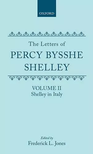 The Letters of Percy Bysshe Shelley cover