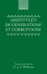 Aristotle's De Generatione et Corruptione cover