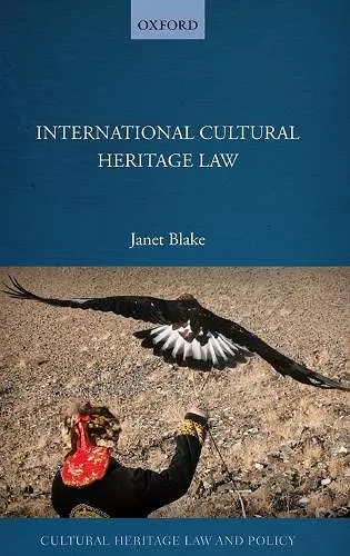 International Cultural Heritage Law cover