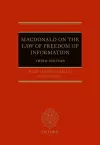 Macdonald on the Law of Freedom of Information cover