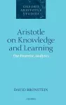 Aristotle on Knowledge and Learning cover