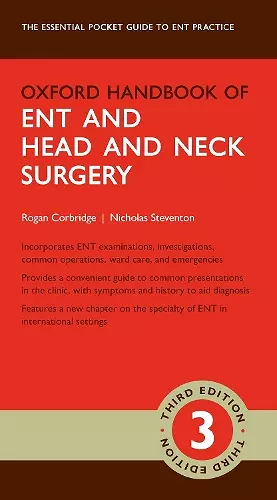 Oxford Handbook of ENT and Head and Neck Surgery cover