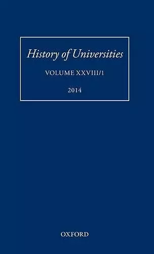 History of Universities cover