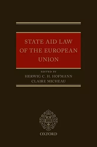 State Aid Law of the European Union cover