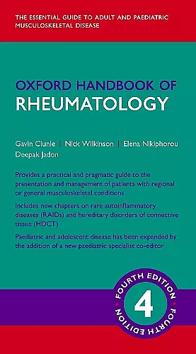 Oxford Handbook of Rheumatology cover