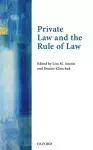 Private Law and the Rule of Law cover