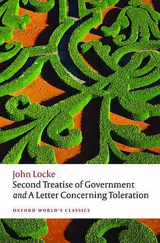Second Treatise of Government and A Letter Concerning Toleration cover