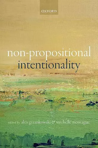 Non-Propositional Intentionality cover