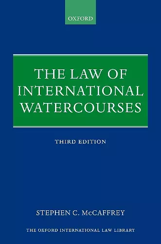 The Law of International Watercourses cover