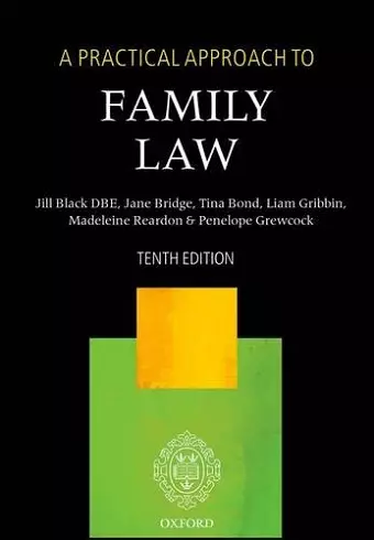 A Practical Approach to Family Law cover