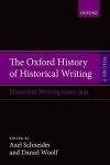 The Oxford History of Historical Writing cover