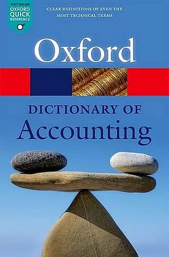 A Dictionary of Accounting cover
